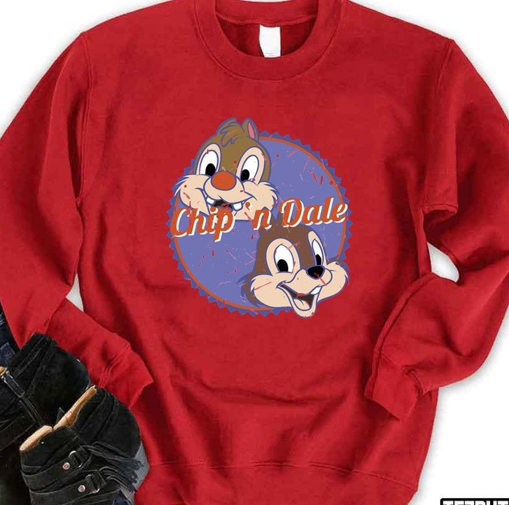 The Cartoon Chip N Dale Rangers Boondock And Shower Unisex Sweatshirt