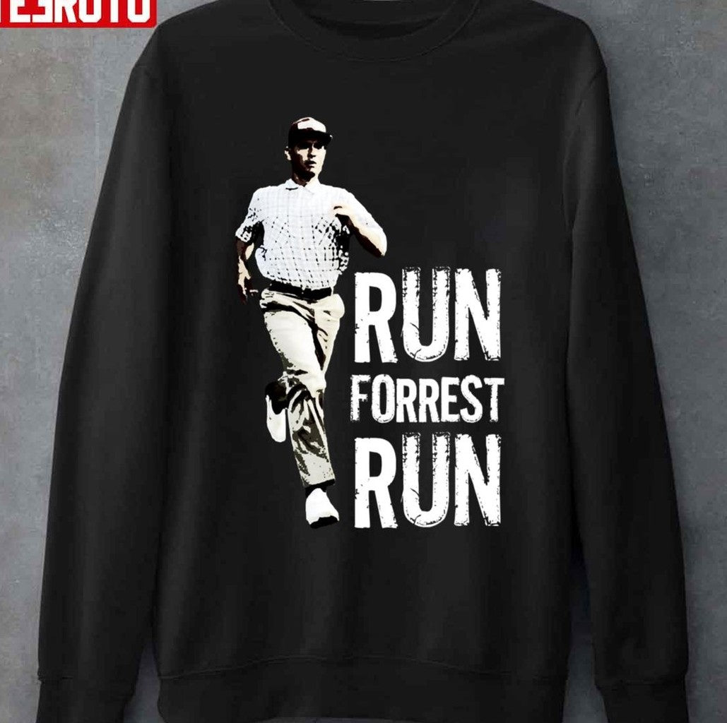 Run Forest Run Forest Gump Classic Quote Unisex T-Shirt
