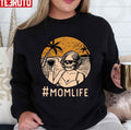 Mom Life Mother Skull On Beach Happy Mother's Day 2022 Unisex Sweatshirt