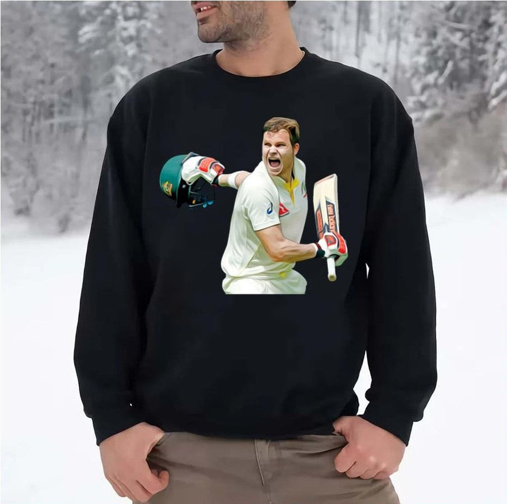 Steve Smith Custom Cricket Design Unisex Sweatshirt