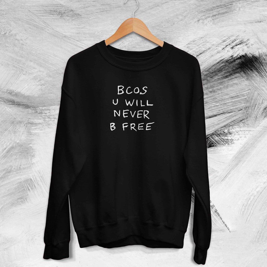 Bcos U Will Never B Free Rex Orange County Rex Orange County Unisex Sweatshirt