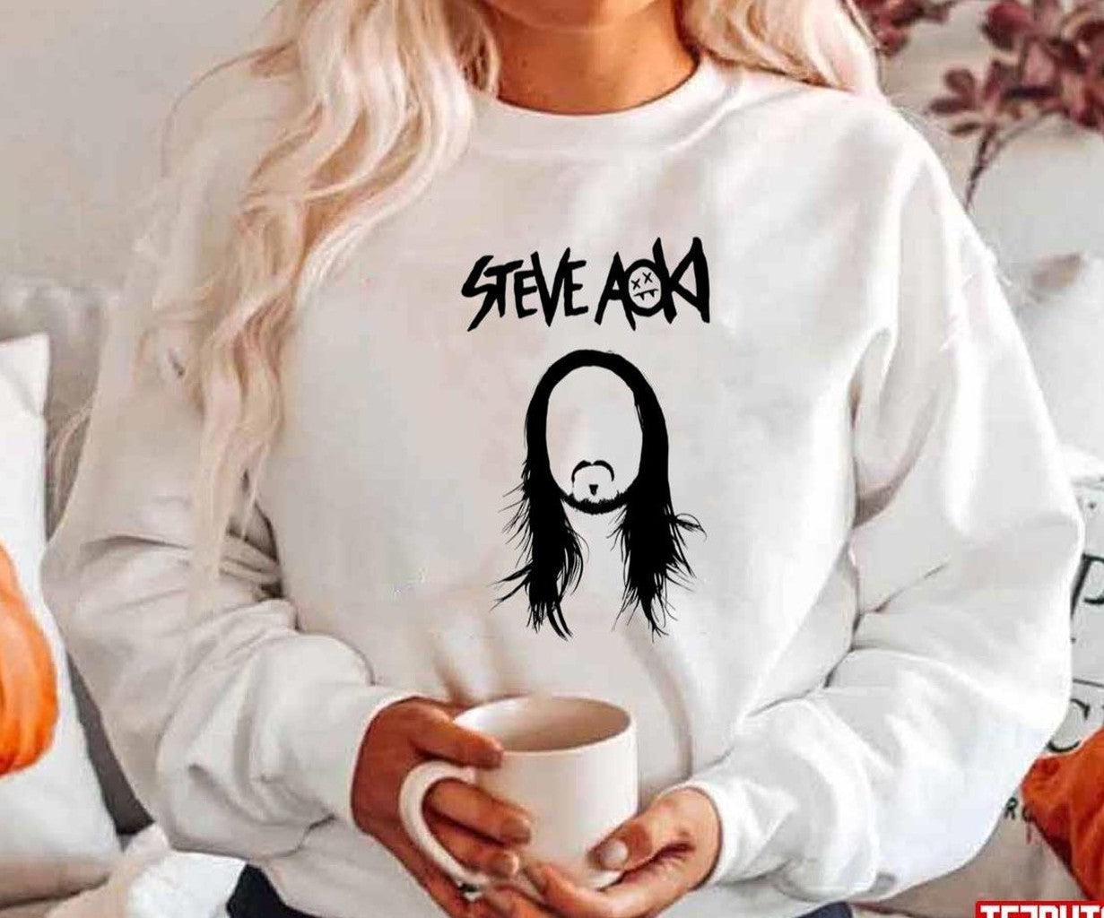 Steve Aoki Black And White Art Unisex Hoodie