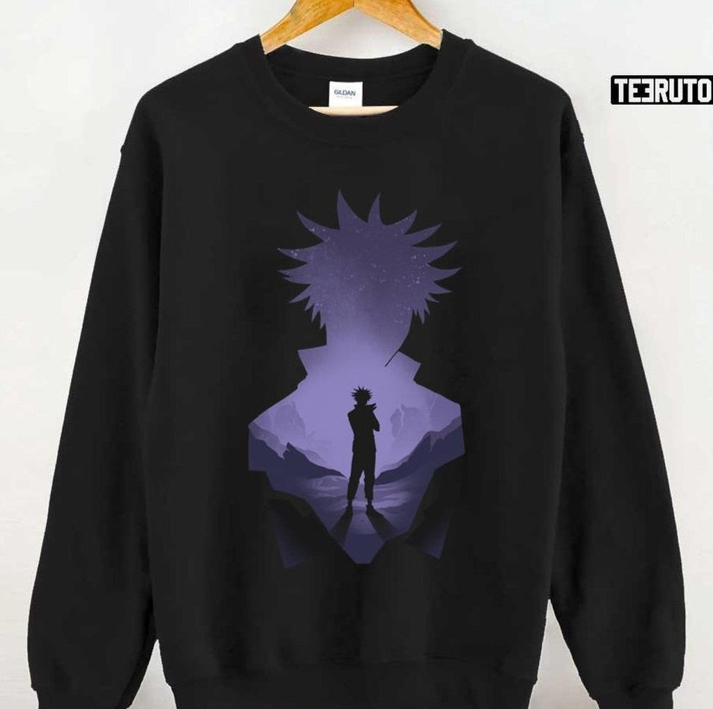 Silhouette Jujutsu Megumi Fushiguro Jujutsu Kaisen Anime Art Unisex T-Shirt