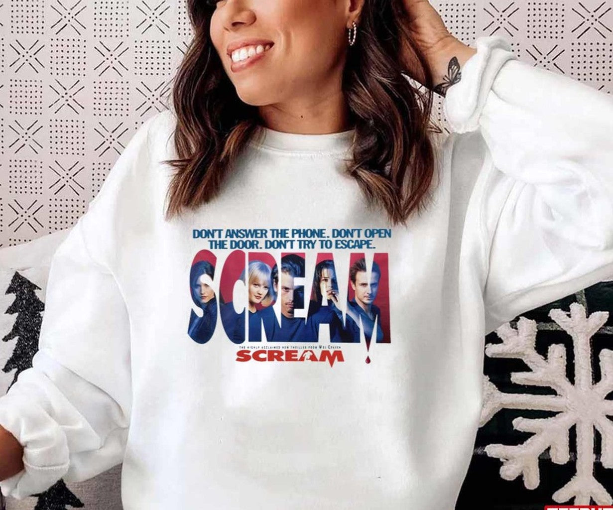 Scream Retro 90s Cult Horror Film Unisex T-Shirt