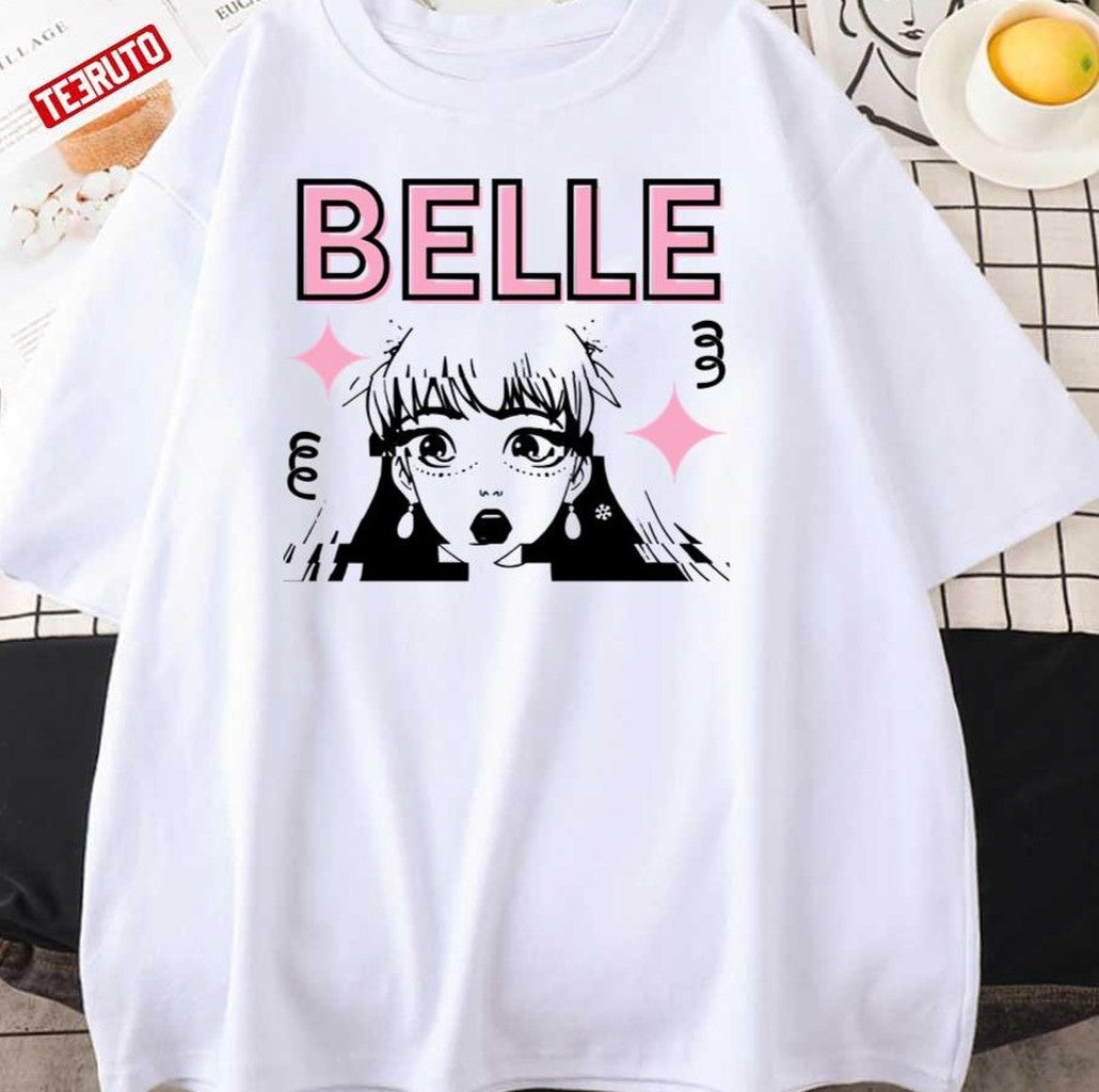 Belle Glitch Anime Fanart Unisex T-Shirt