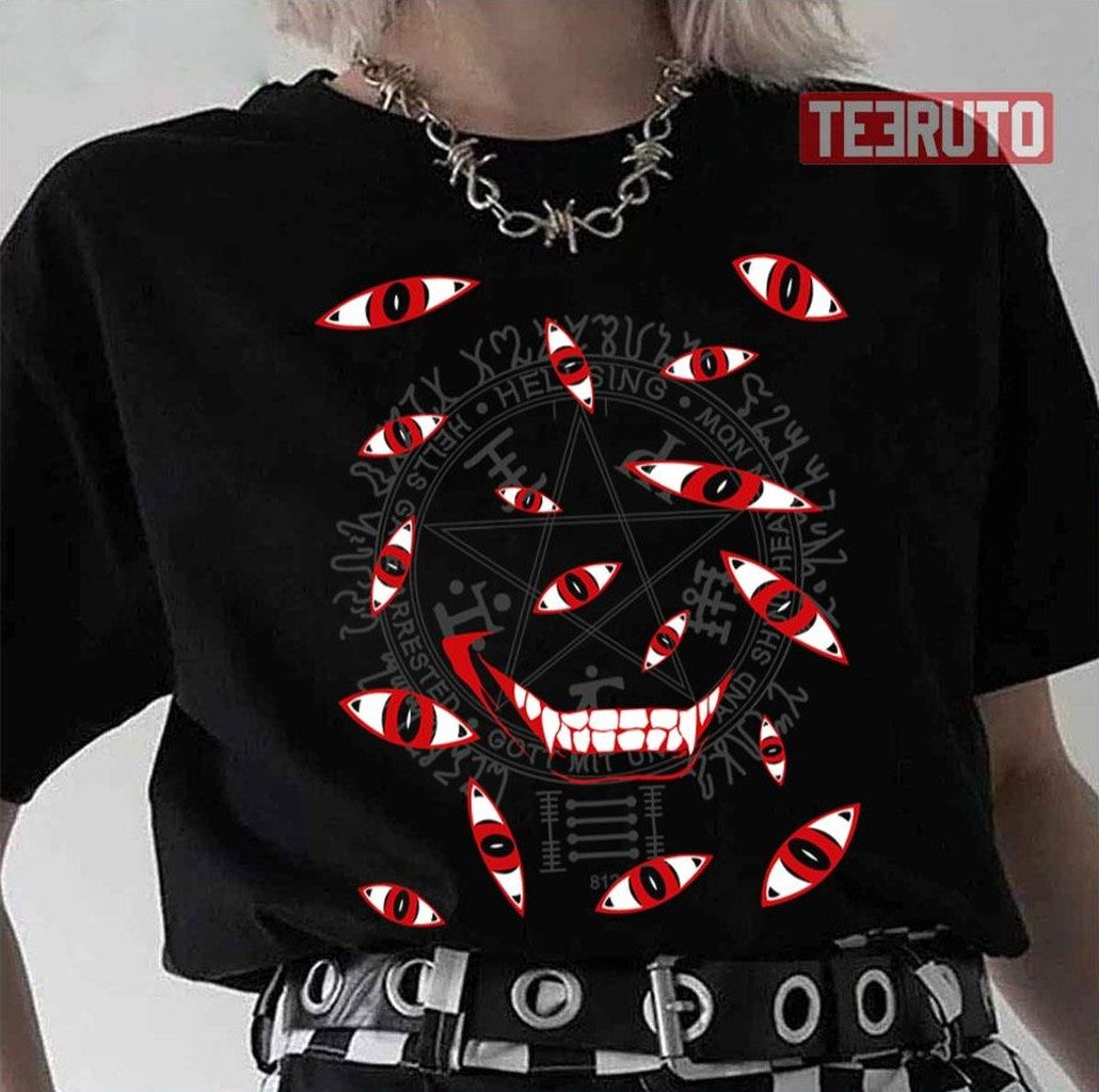 Anime Hellsing Eyes Unisex T-Shirt