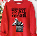 Shirley Temple Christmas Santa Merry Christmas To All Unisex Sweatshirt