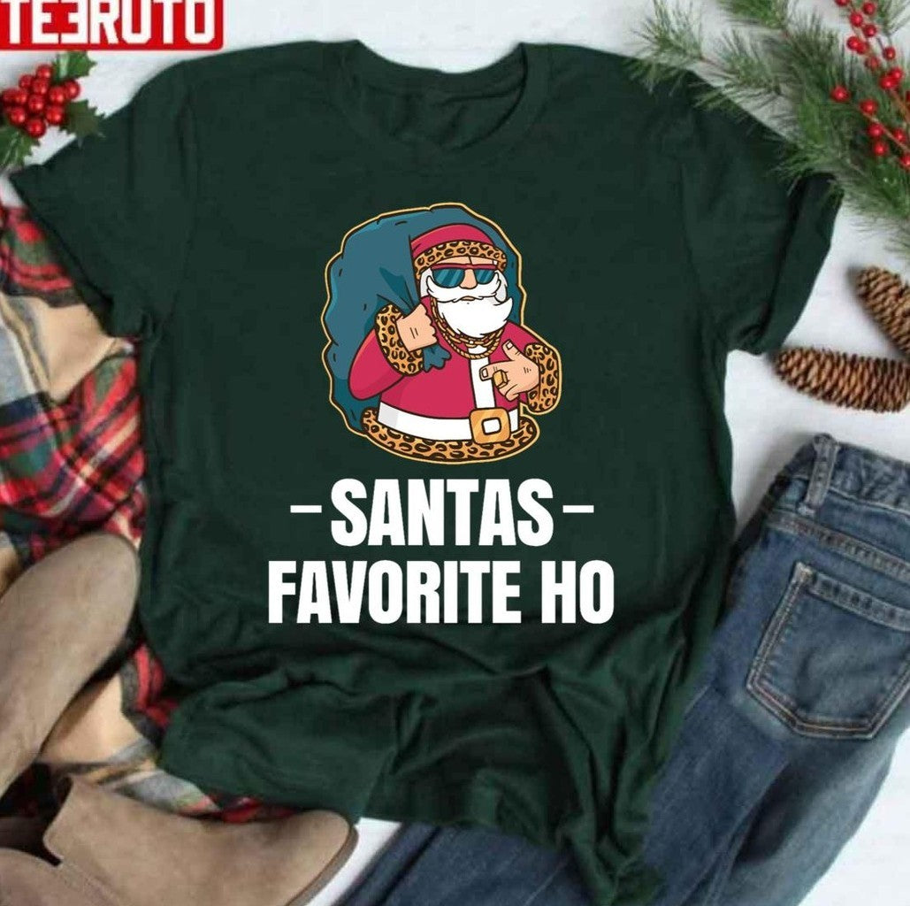 Santa's Favorite Ho Rude Christmas Xmas Unisex Sweatshirt