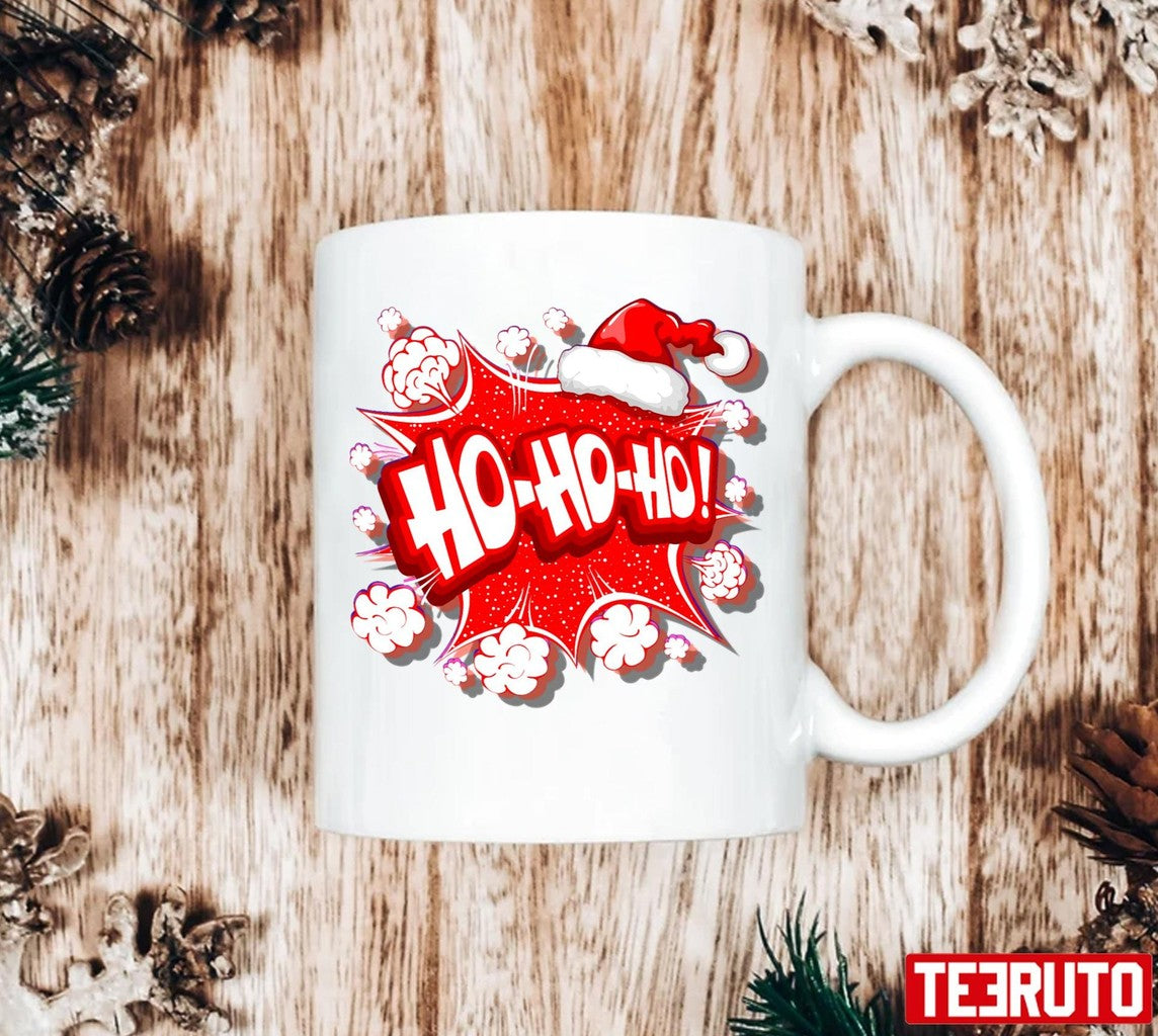 Red Christmas Boom Hohoho Unisex Sweatshirt