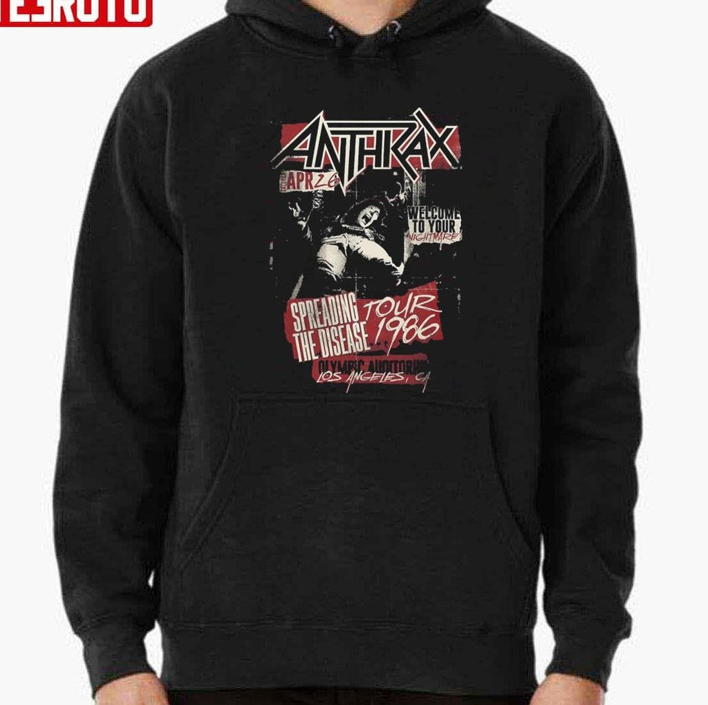 Spreading The Disease Tour 1986 Anthrax Rock Unisex T-Shirt