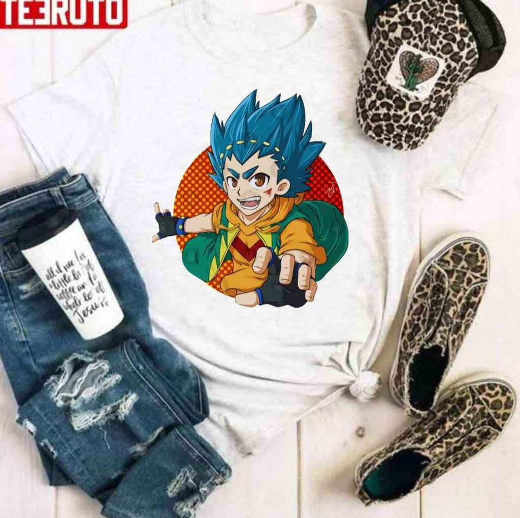 Round Design Valt Aoi Beyblade Burst Unisex Hoodie