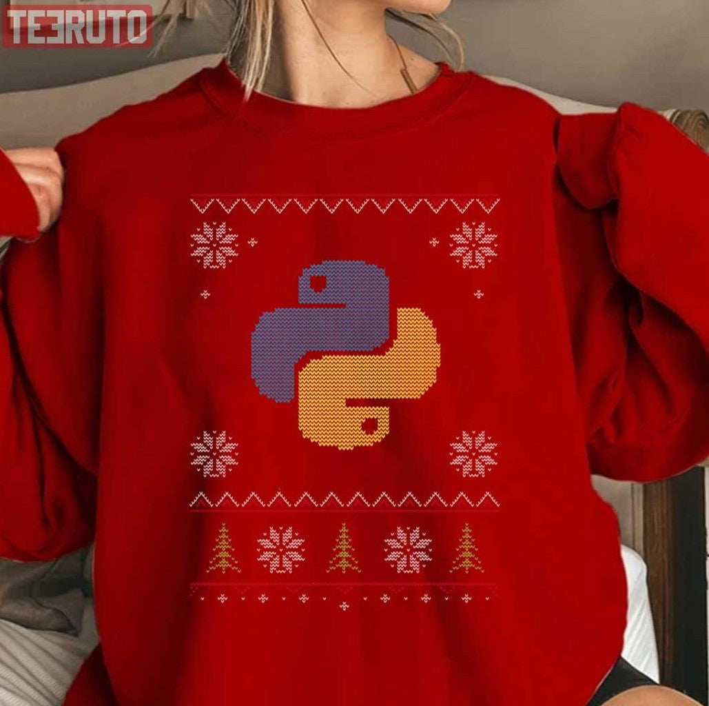 Python Programmer Christmas Unisex Sweatshirt