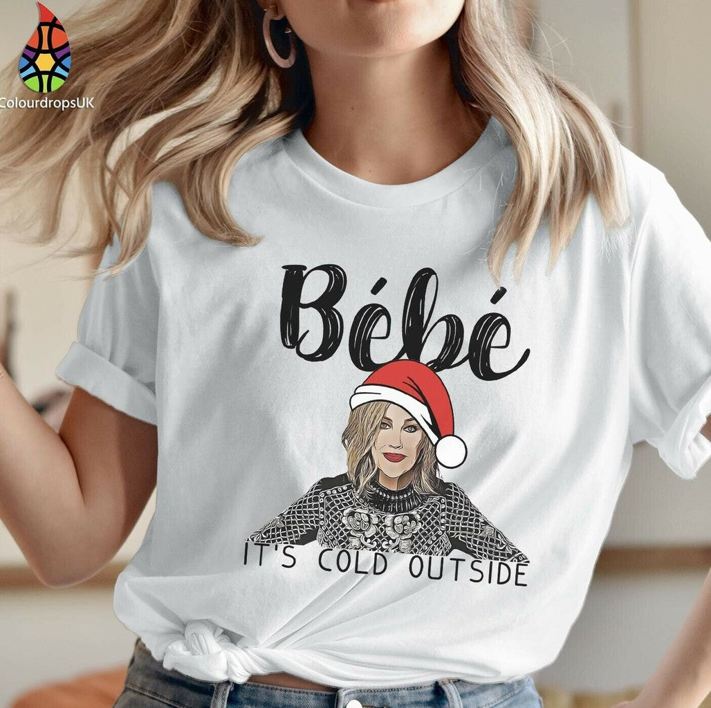 Bebe It's Cold Outside Christmas Unisex T-Shirt