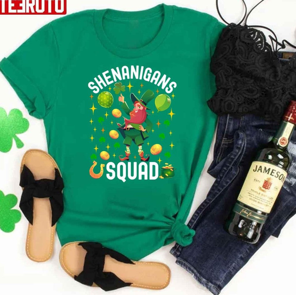 Shenanigans Squad Irish Funny St. Patrick's Day Unisex Sweatshirt