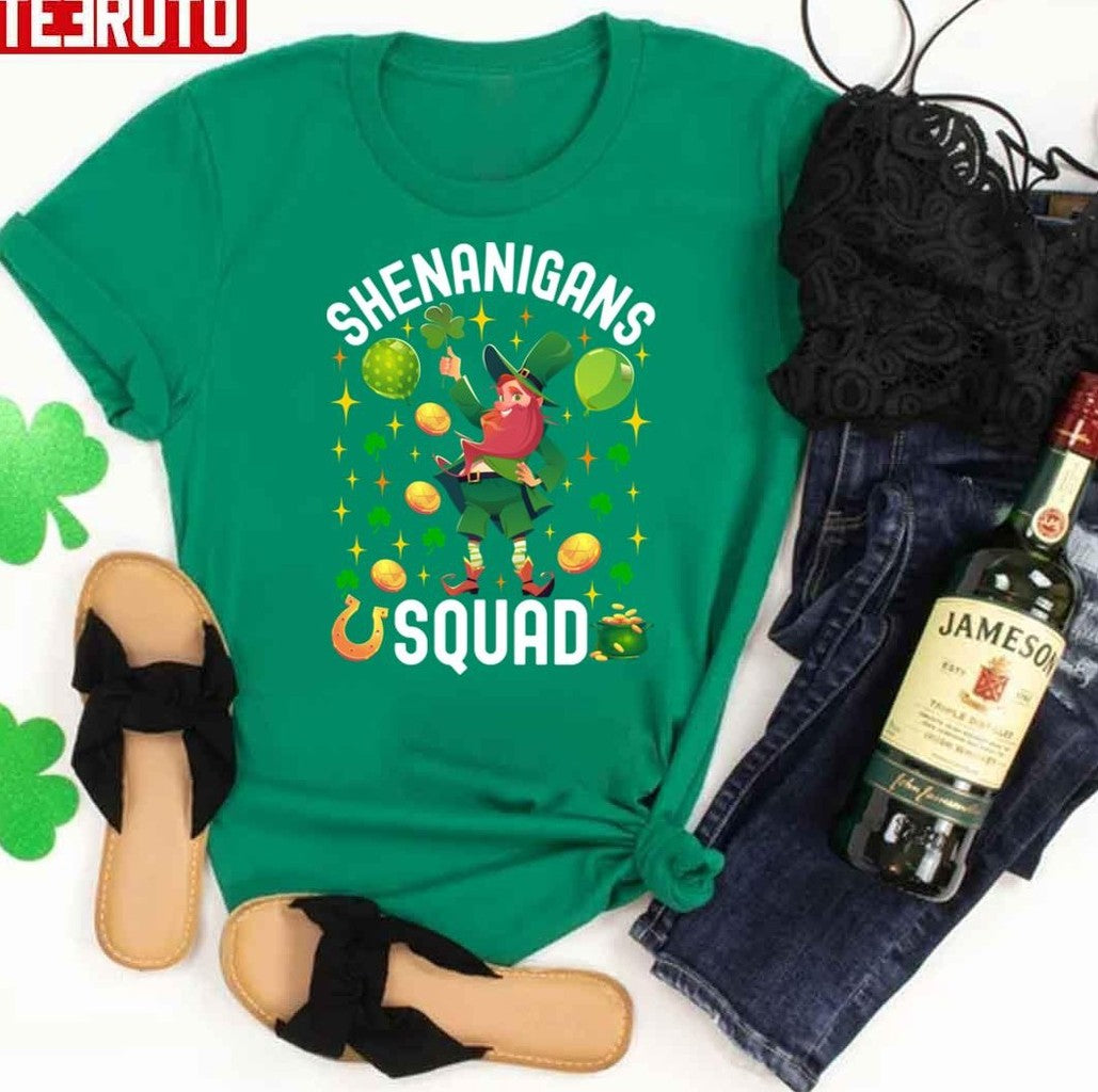 Shenanigans Squad Irish Funny St. Patrick's Day Unisex Sweatshirt