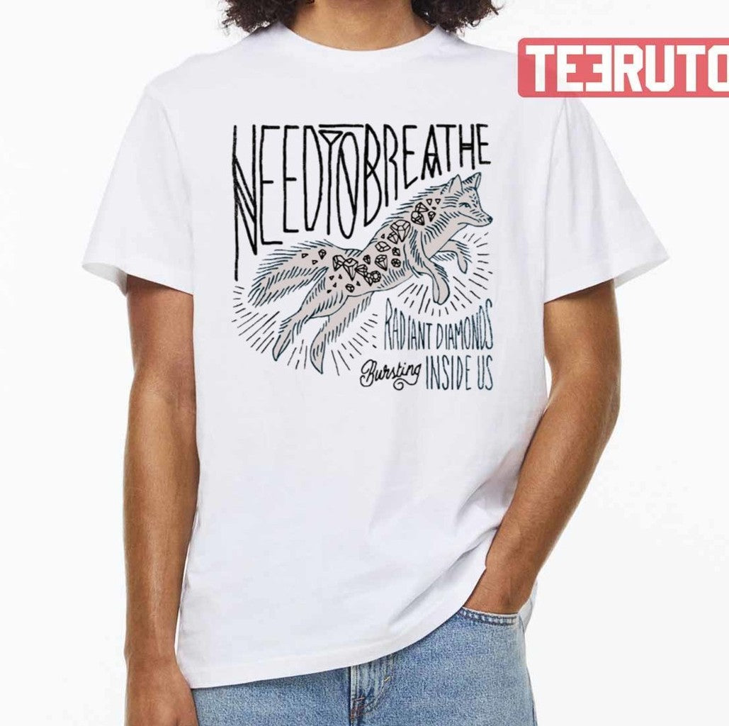 Radiant Diamonds Inside Us Needtobreathe Unisex T-Shirt