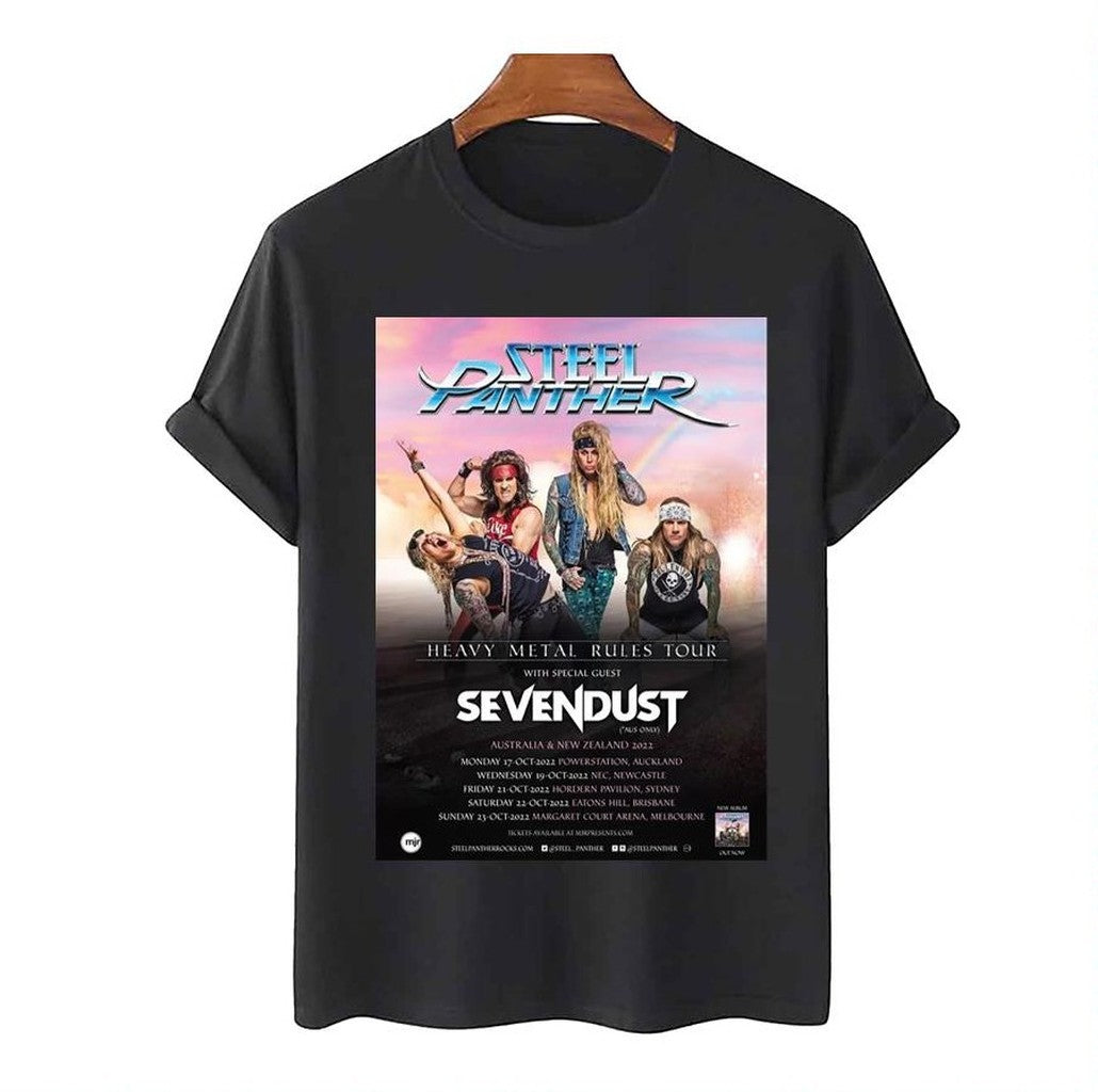 Sevendust Steel Panther Tour 2022 Unisex T-Shirt