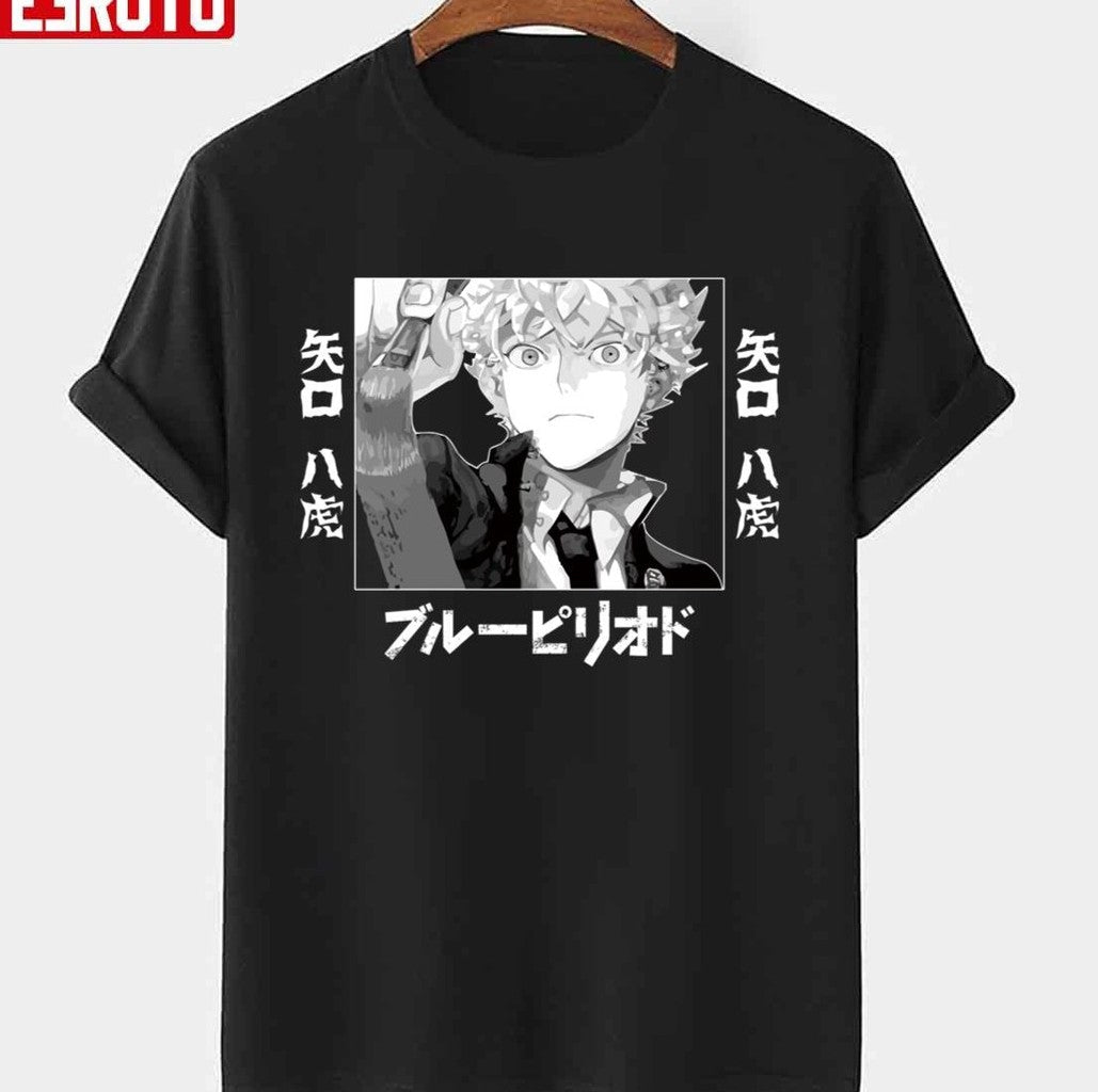 Black And White Blue Period Yatora Yagushi Unisex T-shirt