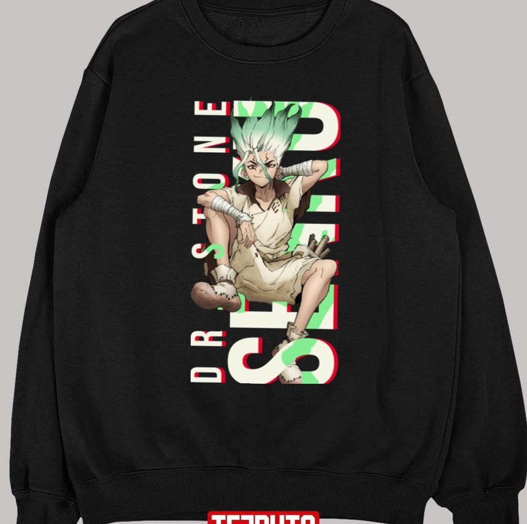 Senku Ishigami Dr Stone Typographic Design Unisex T-Shirt
