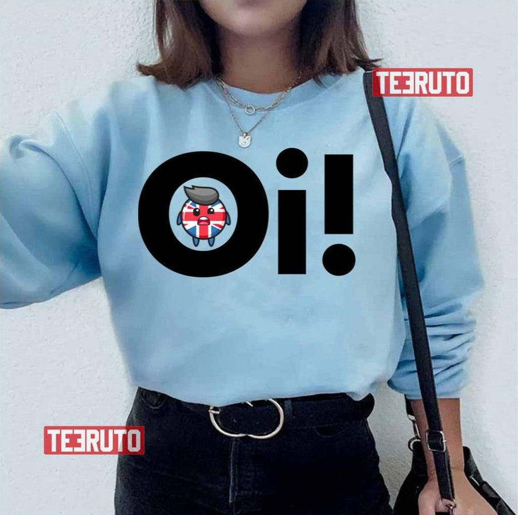 Oi Black Letters Ted Lasso Unisex T-Shirt