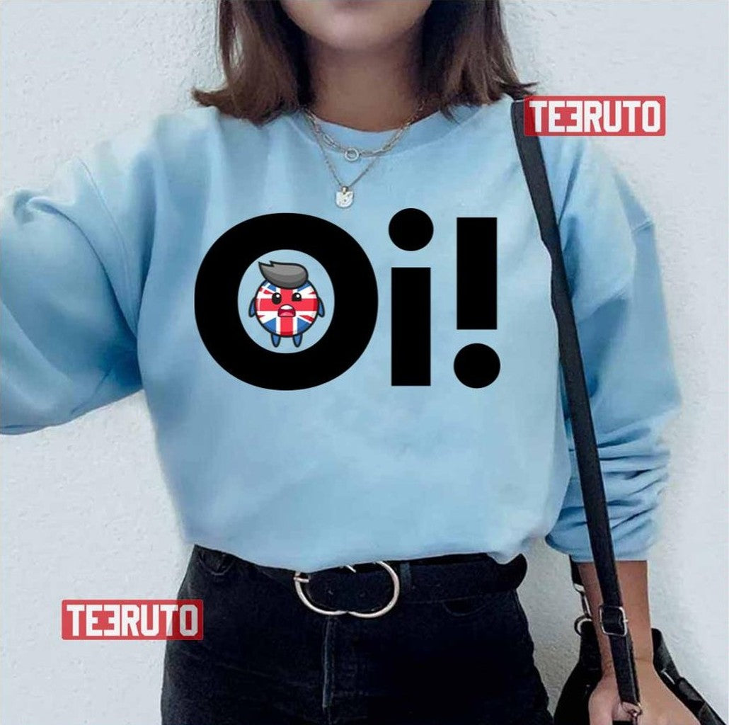 Oi Black Letters Ted Lasso Unisex T-Shirt