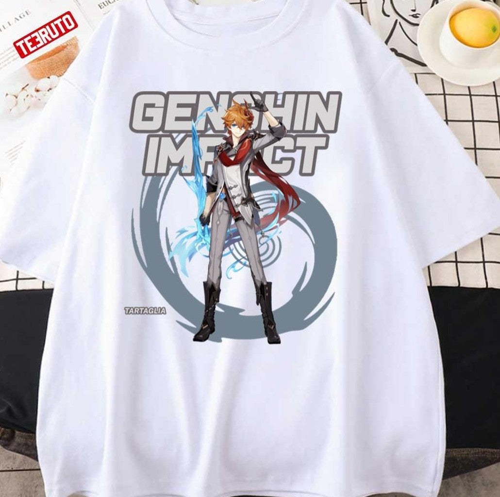 Best Tartaglia Genshin Impact Unisex T-shirt