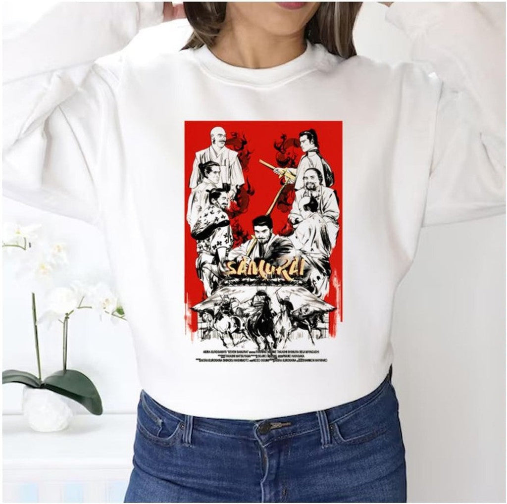 Retro Seven Samurai 1954 Movie Unisex Sweatshirt