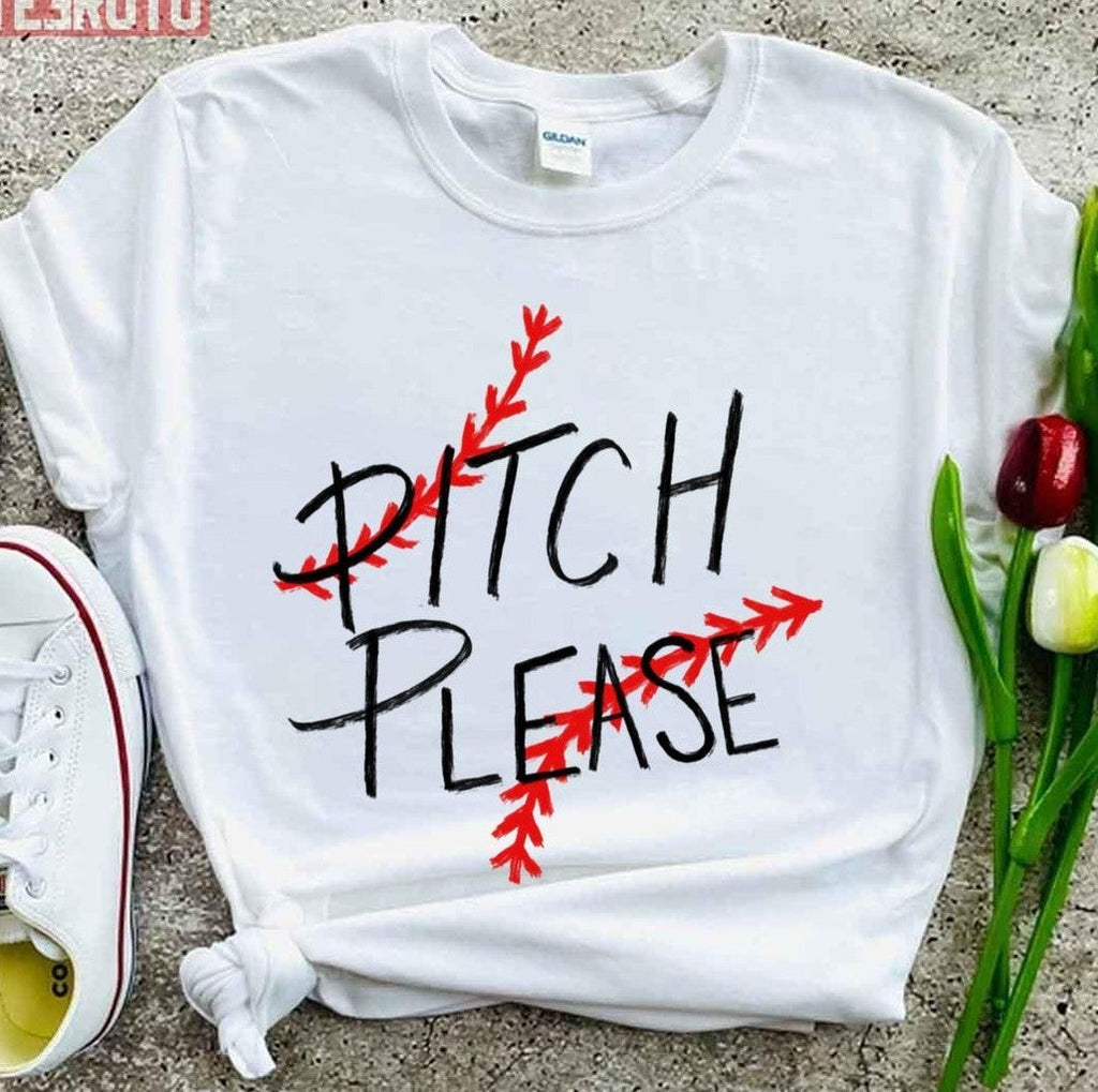 Pitch Please Baseball Player Unisex T-Shirt