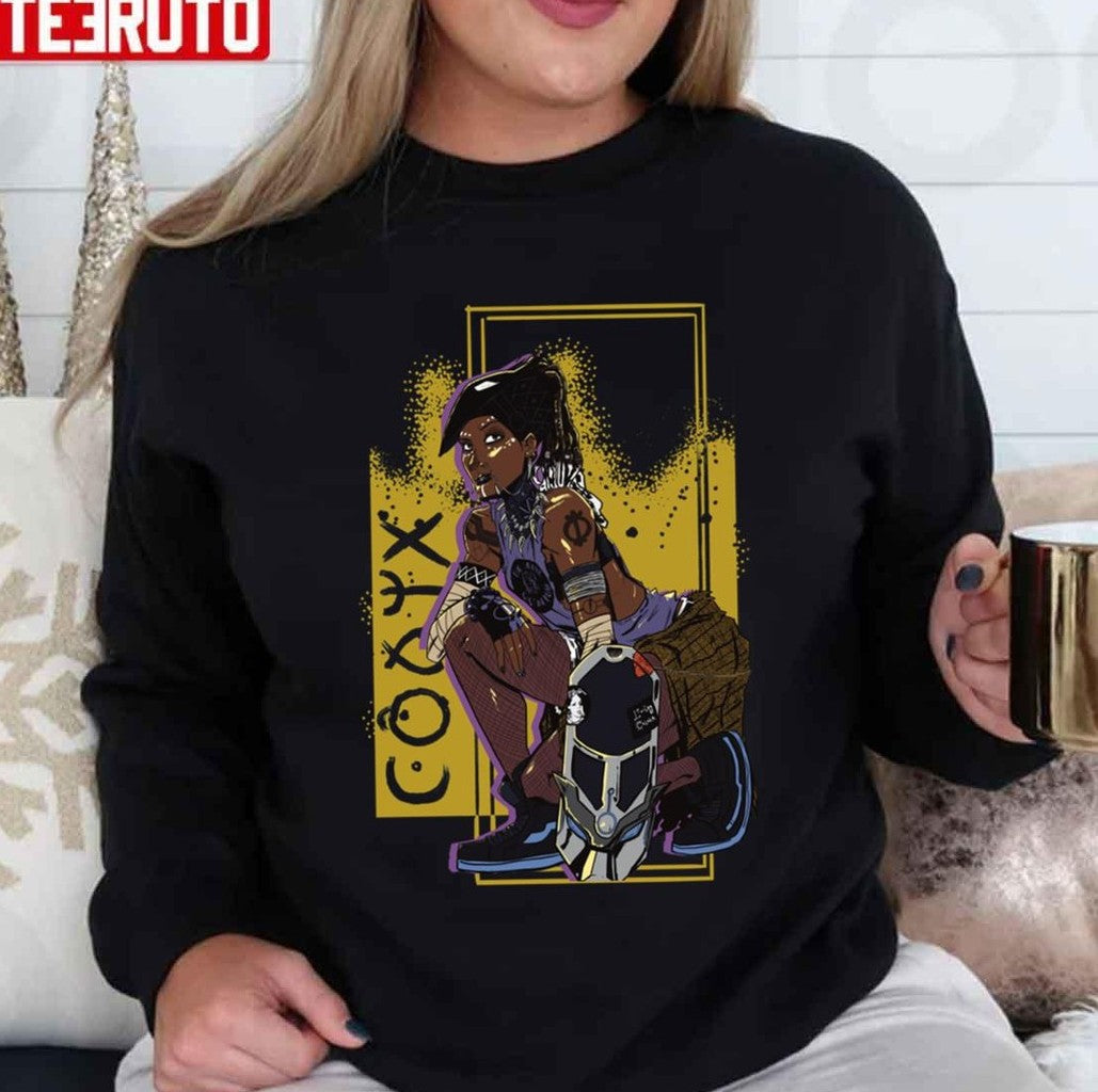 Punk Shuri Cartoon Art Black Panther Unisex Sweatshirt