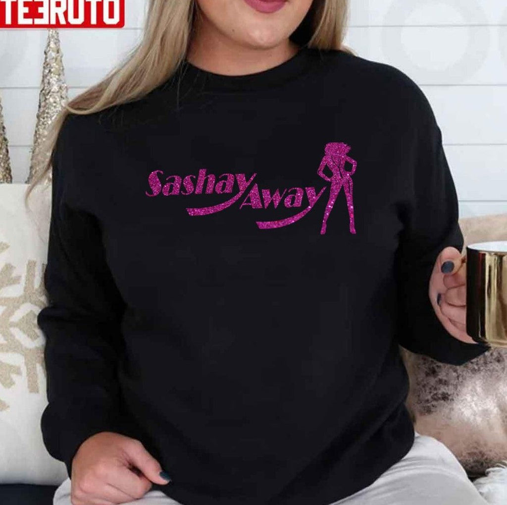 Sashay Away Drag Race Pink Glitter Rupaul's Unisex T-Shirt