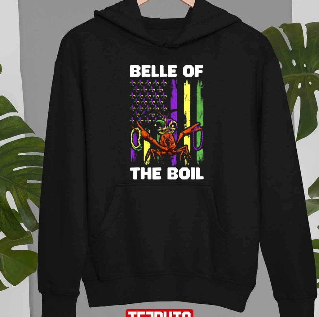 Belle Of The Boil Crawfish Flag Unisex T-Shirt