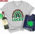 Shamrock St Patrick's Day Lucky Rainbow Unisex T-Shirt