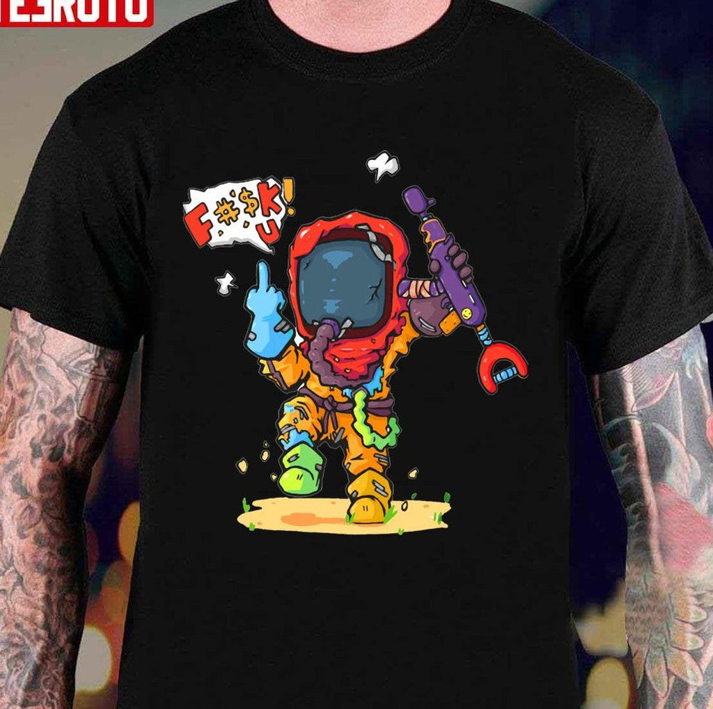 Rust Angry Hazmat Unisex T-Shirt