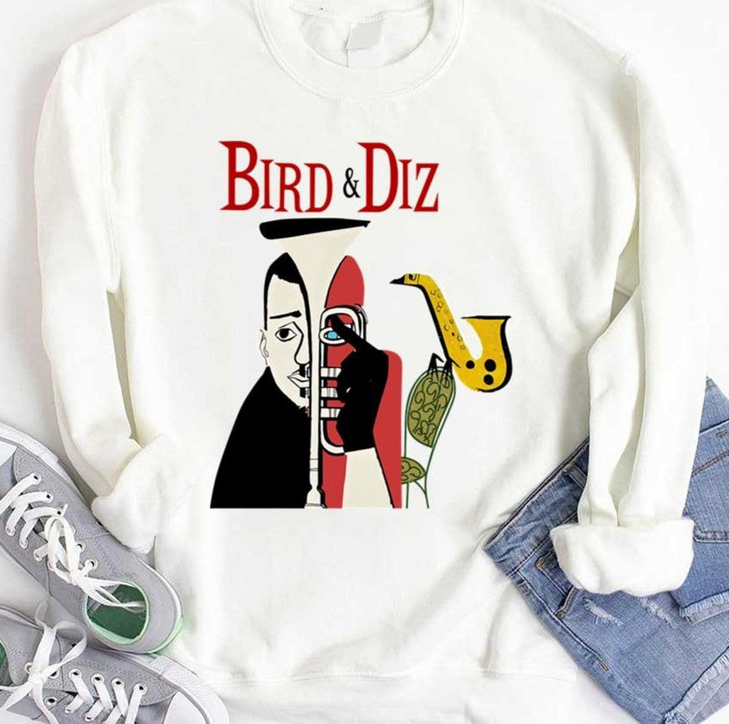 Bird And Diz Illustration Charlie Parker Unisex T-Shirt