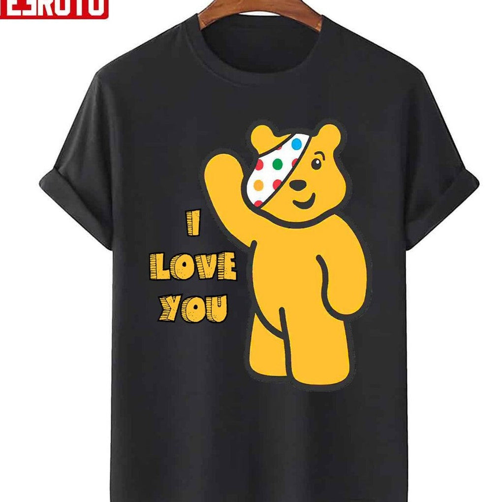 Tesco Pudsey Bear I Love You Unisex T-Shirt