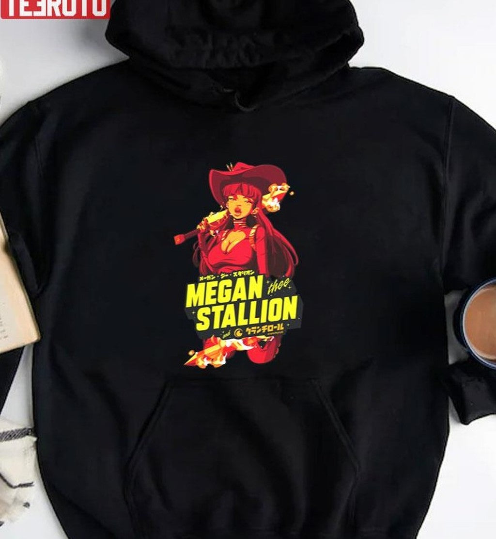 Anime Style Megan Thee Stallion Cr Loves Unisex T-Shirt