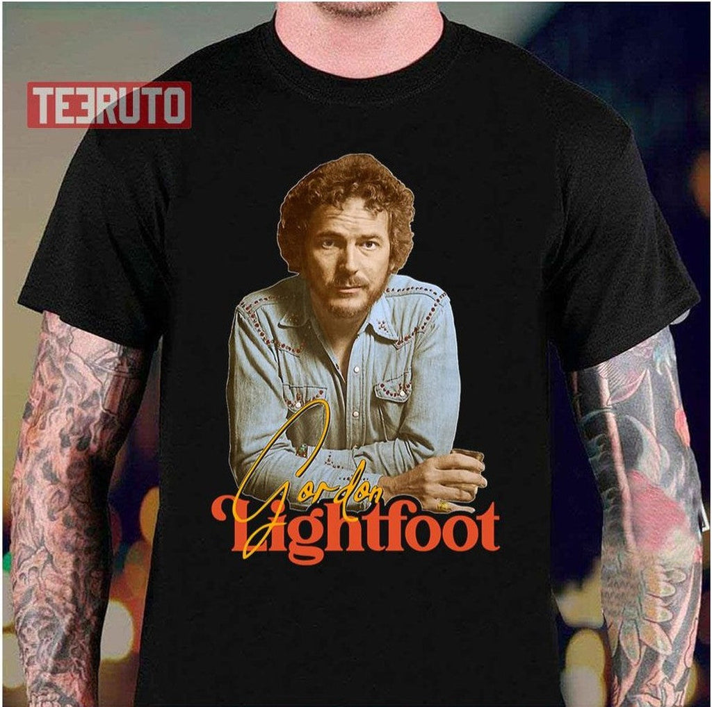 Retro Folk Rock Icon Music Gordon Lightfoot Unisex T-Shirt