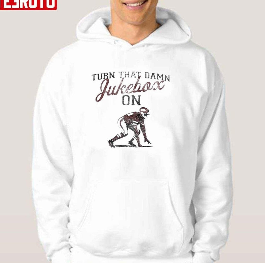 Arkansas Razorbacks Turn That Damn Jukebox On Football Unisex T-Shirt