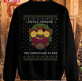 Ronka Around The Christmas Scree Ugly Christmas Ugly Pattern Unisex Sweatshirt