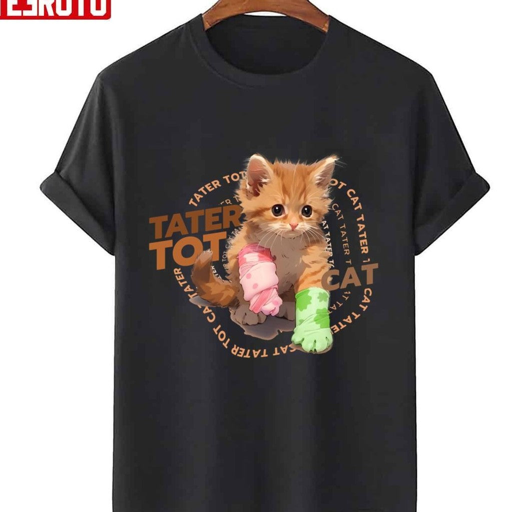 Tater Tot Cat New Cute Art Unisex Sweatshirt