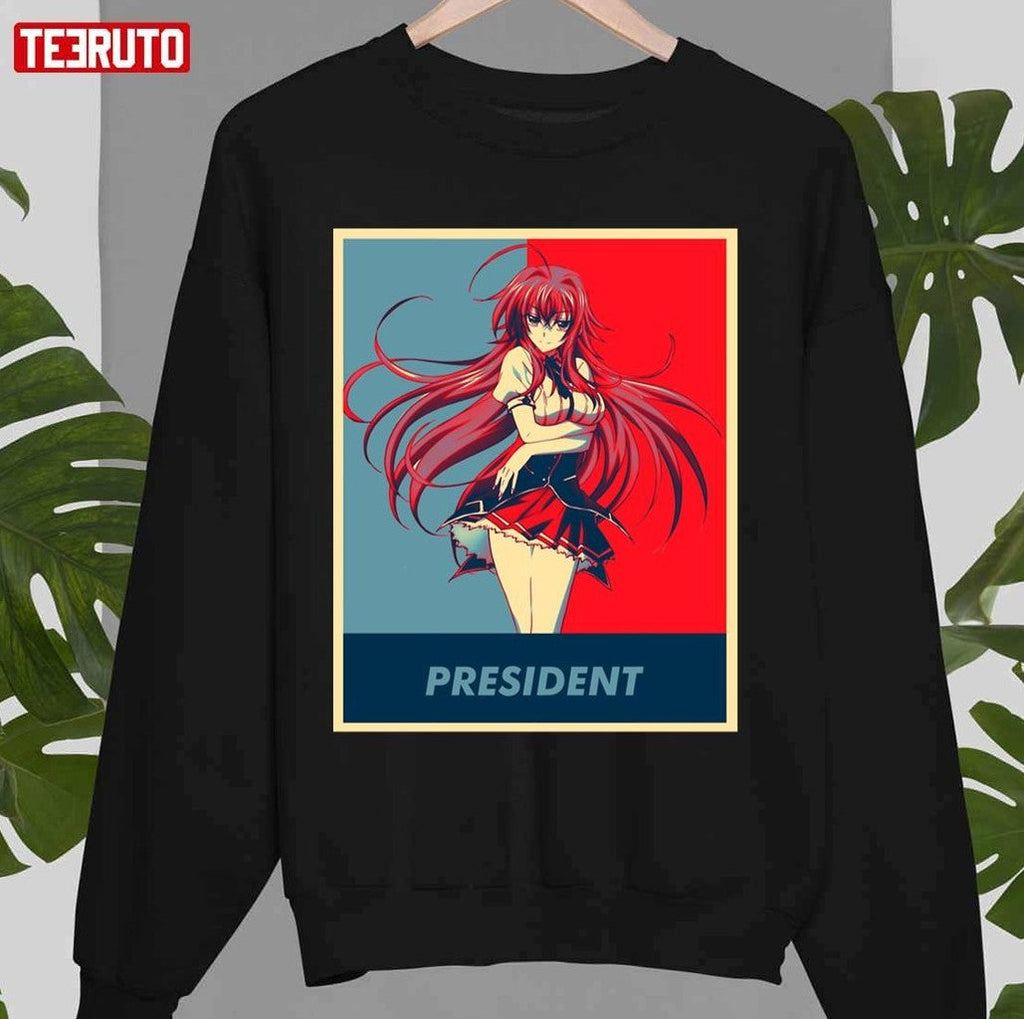 President Rias Gremory Classic Hope Art High School Dxd Unisex T-shirt