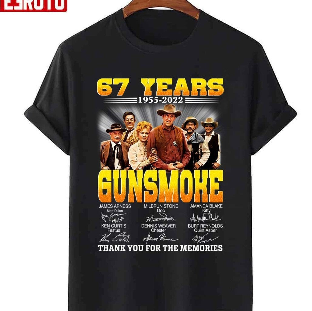 67 Years Of Gunsmoke 1955-2022 Thank You For The Memories Unisex Sweatshirt