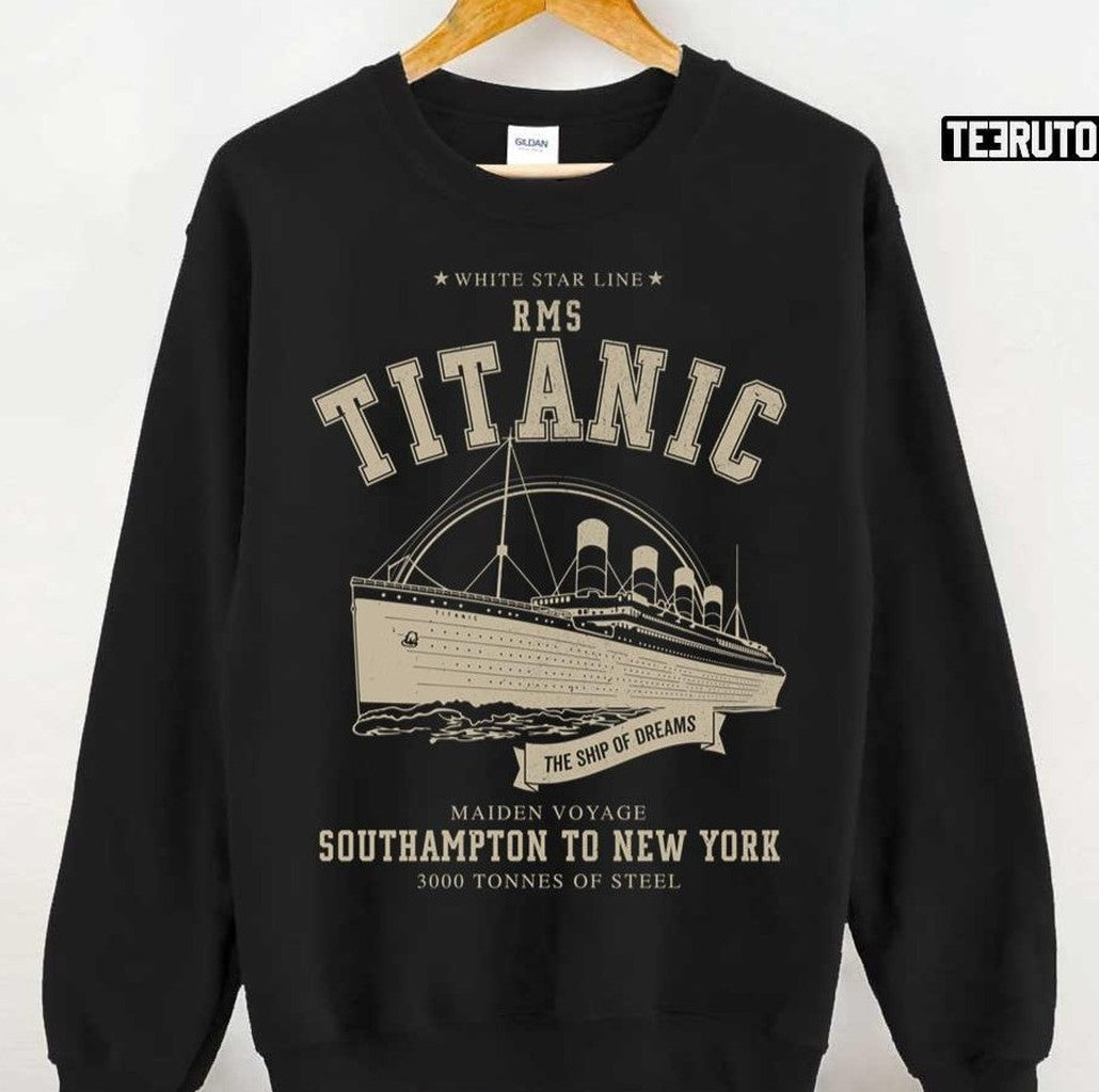 Southamton To New York Titanic Unisex Sweatshirt
