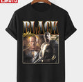 Black Adam Dwayne Johnson Portrait Retro Homepage 90s Unisex T-Shirt