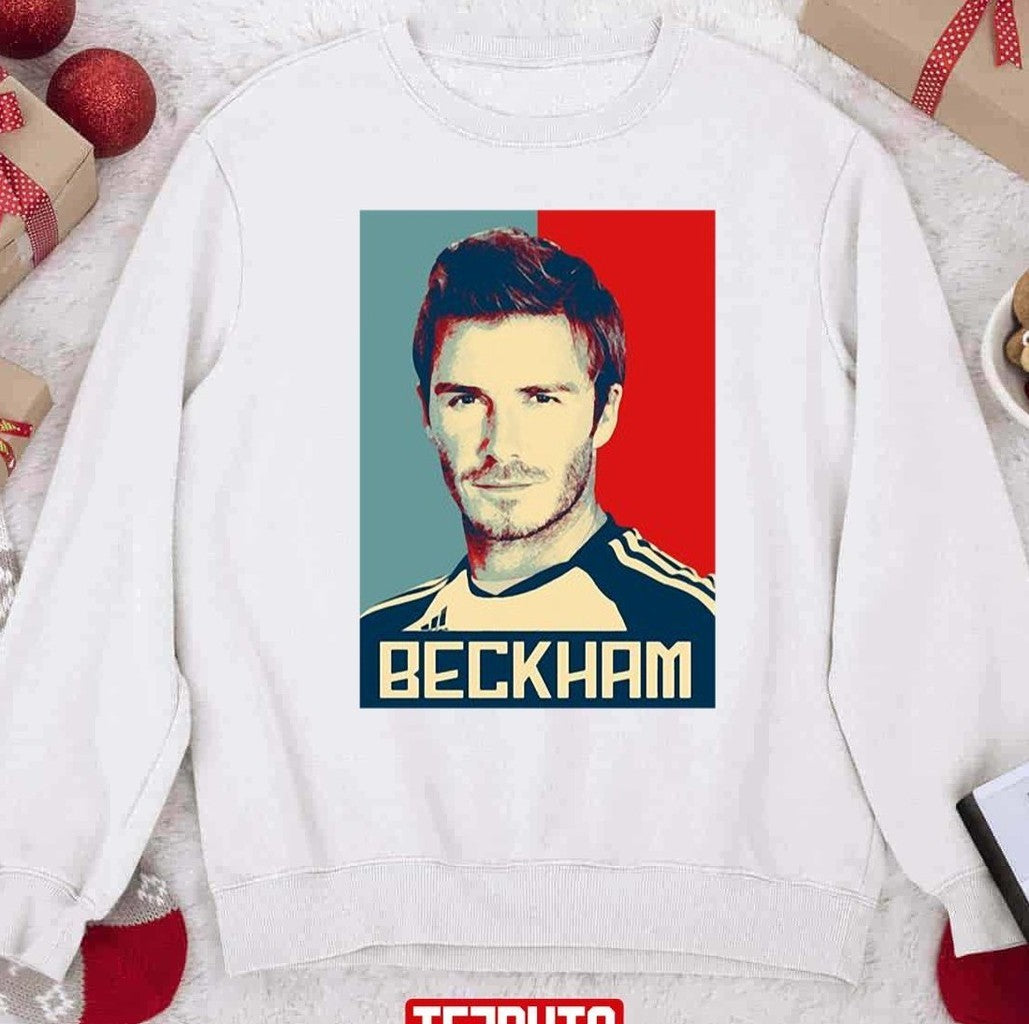 Portrait Of David Beckham Unisex Sweatshirt