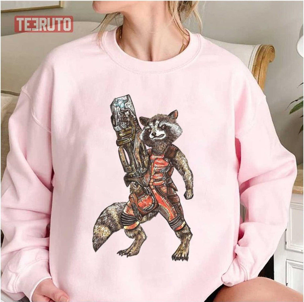 Rocket And Big Gun Guardians Of The Galaxy Unisex T-Shirt