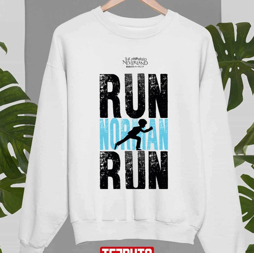 Run Norman Run V2 The Promised Neverland Anime Unisex Sweatshirt