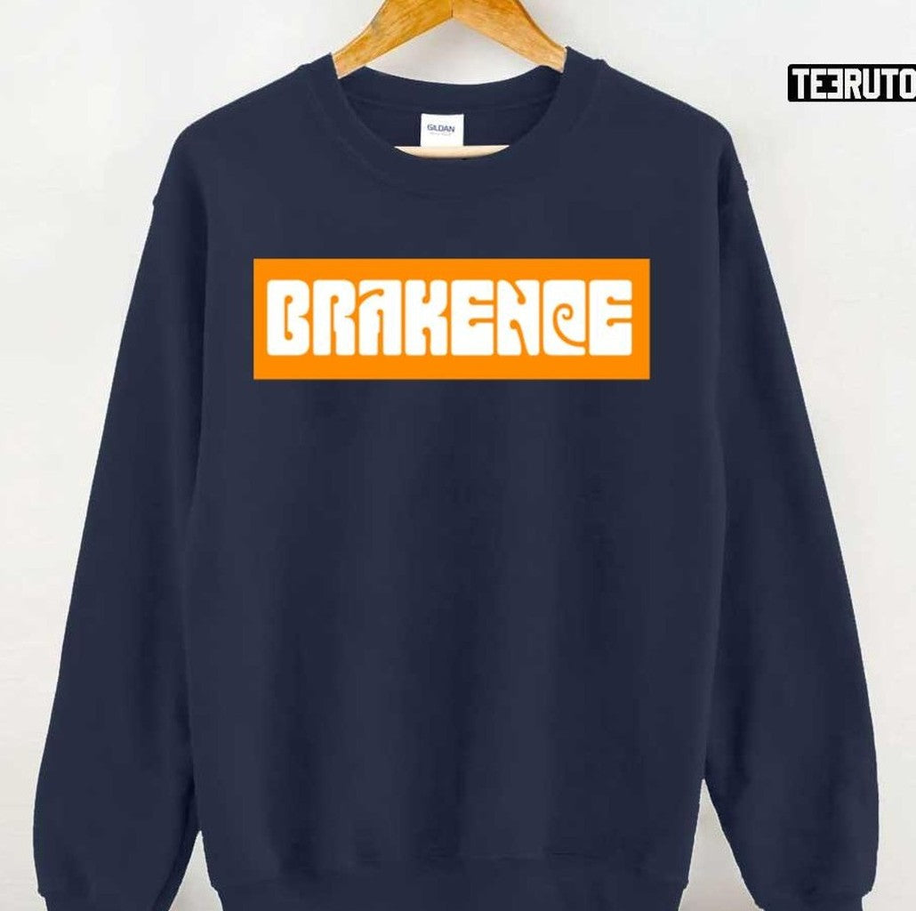 Orange Brakence Design Unisex Sweatshirt