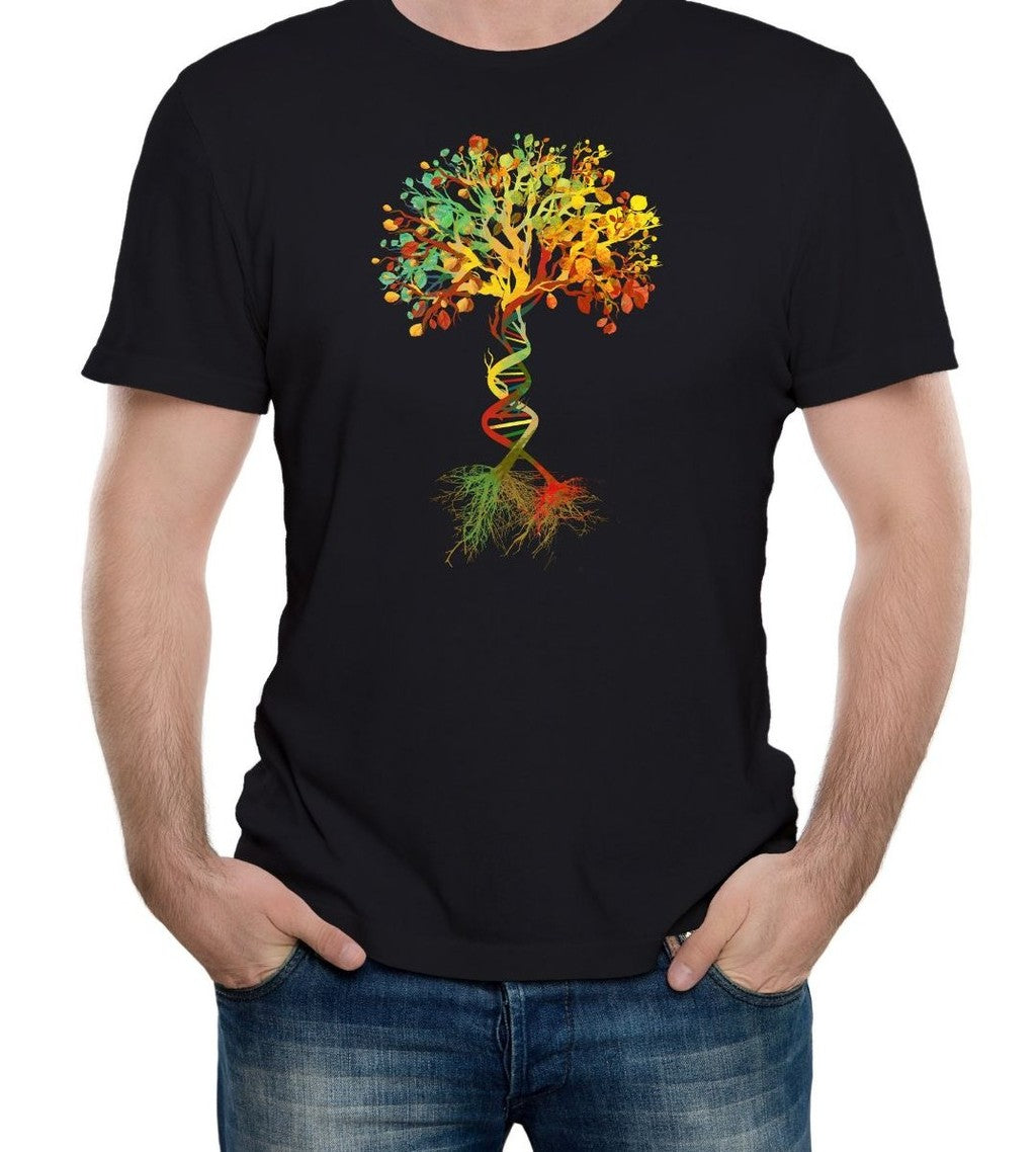 Reality Glitch Tree Of Life Mens T-Shirt