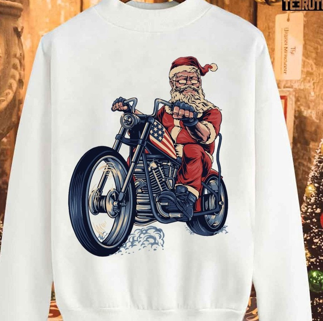 On A Motorcycle For Enthusiasts Lovers Riders Unisex Sweatshirt